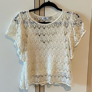 Zara short sleeve top